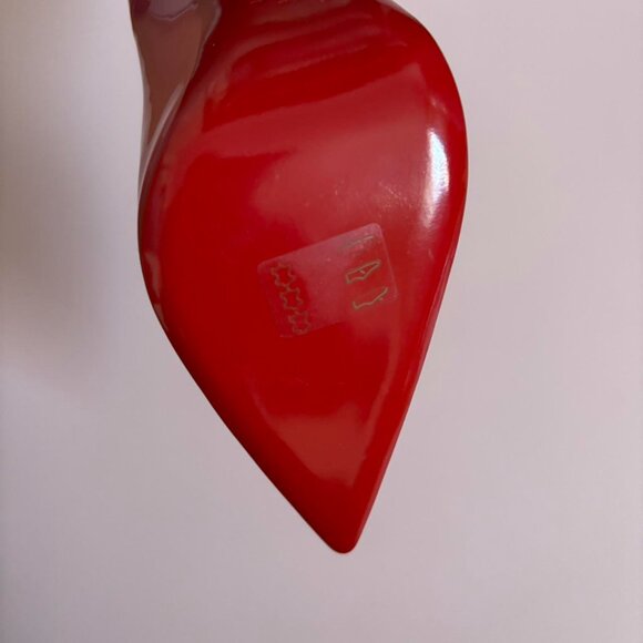 Christian Louboutin Women's Pink and Red Pumps - Picture 6 of 7